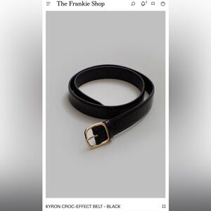 The Frankie Shop Black Belt